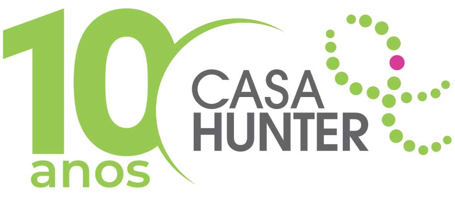 Logo Casa HUnter 10 anos